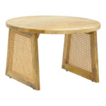 Tamarind pakoworld table mango wood-natural rattan in natural shade Ö65x40cm