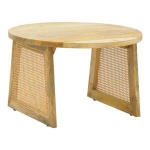Tamarind pakoworld table mango wood-natural rattan in natural shade Ö65x40cm